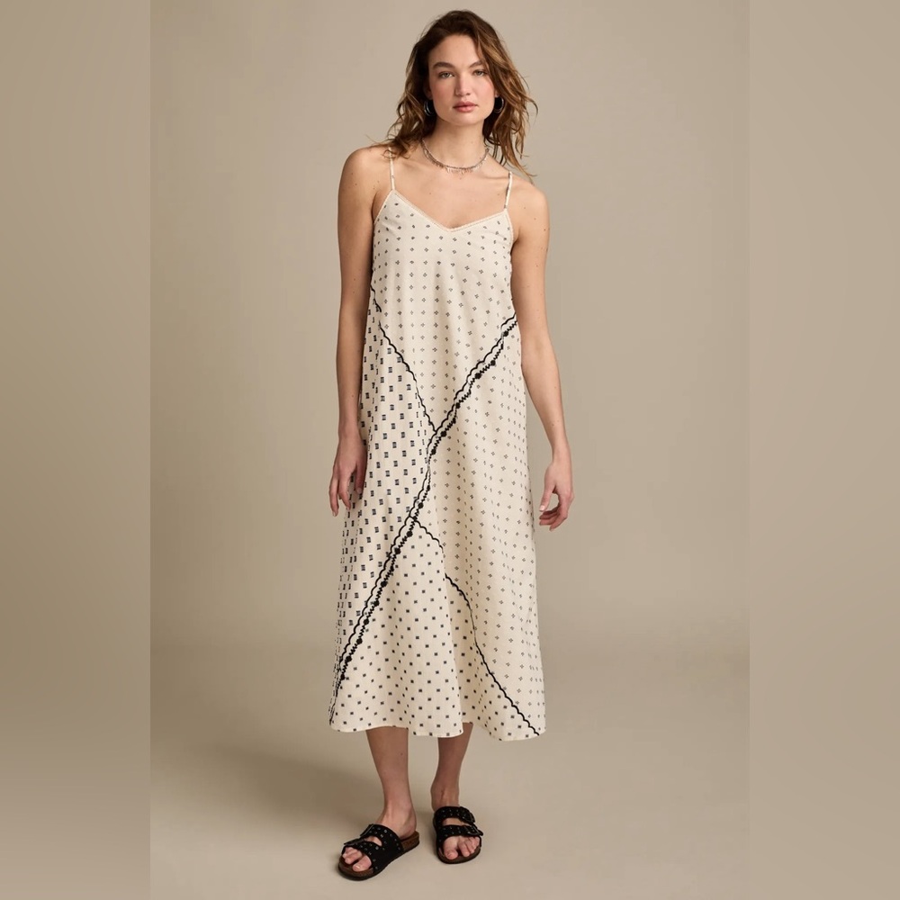 Zara Patterned Midi Dress